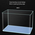 thumbnail image 4 of Small Betta Fish , Transparent Frameless Plastic Aquarium Ultra Clear Rimless Low Iron Fish  for Betta Fish Goldfish, 4 of 8
