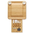 thumbnail image 4 of Casafield Bamboo Cheese Board with Stainless Steel Knives and Ceramic Bowls, 4 of 7