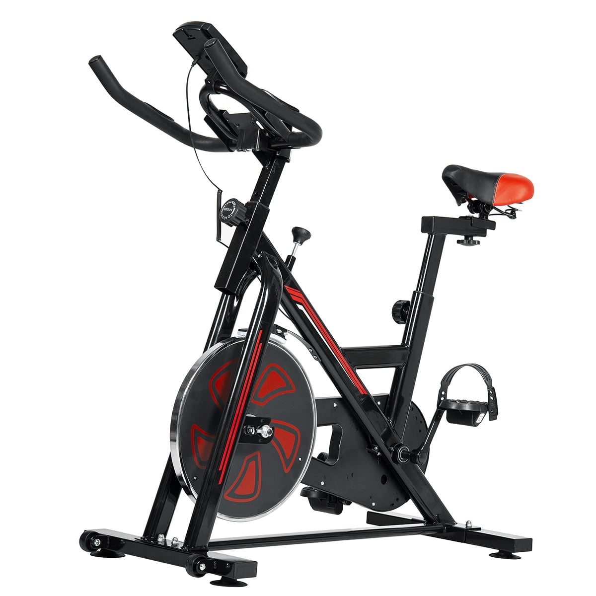 Details about   Exercise Bike Fitness Gym Indoor Cycling Stationary Bicycle Cardio Workout w/LCD 