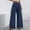 Blue 1, variant on Wide Leg Pants Woman High Waisted Pants Wide Leg Tailored Pants For Women Casual High Waist Suit Pants Baggy Pants Womens Pants Black L