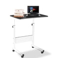 thumbnail image 4 of Oyajia Laptop Table Adjustable Height Standing Computer Desk Portable Stand up Work Station Cart Tray Side Table for Sofa and Bed, Black, 4 of 10