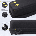 thumbnail image 3 of Shockproof Carrying Case compatible with Nintendo Switch Lite - Durable EVA Hard Shell with Soft Velvet Lining, Holds Console + 15 Game Cards + Accessories, 3 of 8