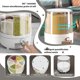 thumbnail image 5 of Dispensador Automático de Arroz, Almacenamiento de Alimentos Giratorio de 360°, Diseño de 6 Rejillas de Gran Capacidad, Organizador de Cocina Que Ahorra Espacio, Almacenamiento Versátil para Granos y, 5 of 7