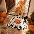 thumbnail image 2 of Yhmxh Halloween Bathroom Rugs, Halloween Ghost Shaped Bath Mats, Farmhouse Non-Slip Area Rug, Fluffy Absorbent Ghost Doormat for Bathroom Halloween Decorations 15.7x23.6 Inches, 2 of 6