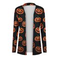 thumbnail image 4 of Ichuanyi liquidación halloween halloween halloween hallowe estampado chaqueta de manga larga chaqueta sin capar ICHUANYI WER202308215196, 4 of 7