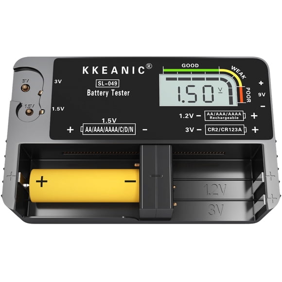 Comprobador de baterías KKEANIC SL-049 Pantalla LCD profesional