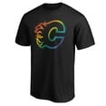thumbnail image 2 of Men's Black Calgary Flames Team Pride Logo T-Shirt, 2 of 3