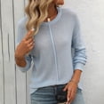 thumbnail image 3 of Nmnitkp Sweaters for Women High Quality Healthy Fabric Women's 2025 Winter Pullover Sweater Casual Long Sleeve Crewneck Loose Chunky Knit Jumper Tops Blouse, 3 of 7