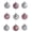 Pink, variant on Nearly Natural Assorted Colors Glass Christmas Ball Ornaments, 101 Count (2.00")