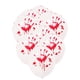 thumbnail image 1 of Juego de 24 globos de látex con huellas de manos sangrientas para Halloween, globos rojos horribles, suministros de decoración para fiestas, 1 of 7