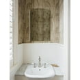 thumbnail image 2 of Katherine Mini 22 in. W x 28 in. H Arch Top Frameless Wall Mount Bathroom Vanity Mirror with Polished Edge, 2 of 4