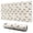 Dachshund Butterfly Floral, variant on 35.4x15.7 Inch Gaming Mouse Pad, Non-Slip Stitched Rubber Desk Mat for Desktop & Laptop,Dachshund Sweater Paw Beige Pattern
