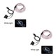 thumbnail image 1 of Riwesomey Iluminación interior del coche Tira de LED Decoración Guirnalda Línea de tubo de cuerda de alambre Luz de neón flexible con unidad de luz blanca 2piezas Riwesomey CBP062954, 1 of 6