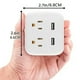 thumbnail image 4 of Multicontacto Brandtrendy  Portátil con 2 adaptadores USB Carga rapida inteligente, 4 of 7