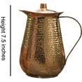 thumbnail image 3 of Pure Copper Pitcher Jug for drinking water With Lid Water Carafe 68 OZ Pitchers & Drinking Sets, 3 of 4