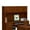 Brown, variant on Bestar Embassy 66" Hutch with Storage in Dark Chocolate