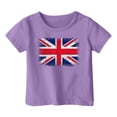 thumbnail image 3 of WOYY Toddler Boys T Shirt British Flag Printed Short Sleeve T-Shirt, Sizes 1-13, 3 of 3
