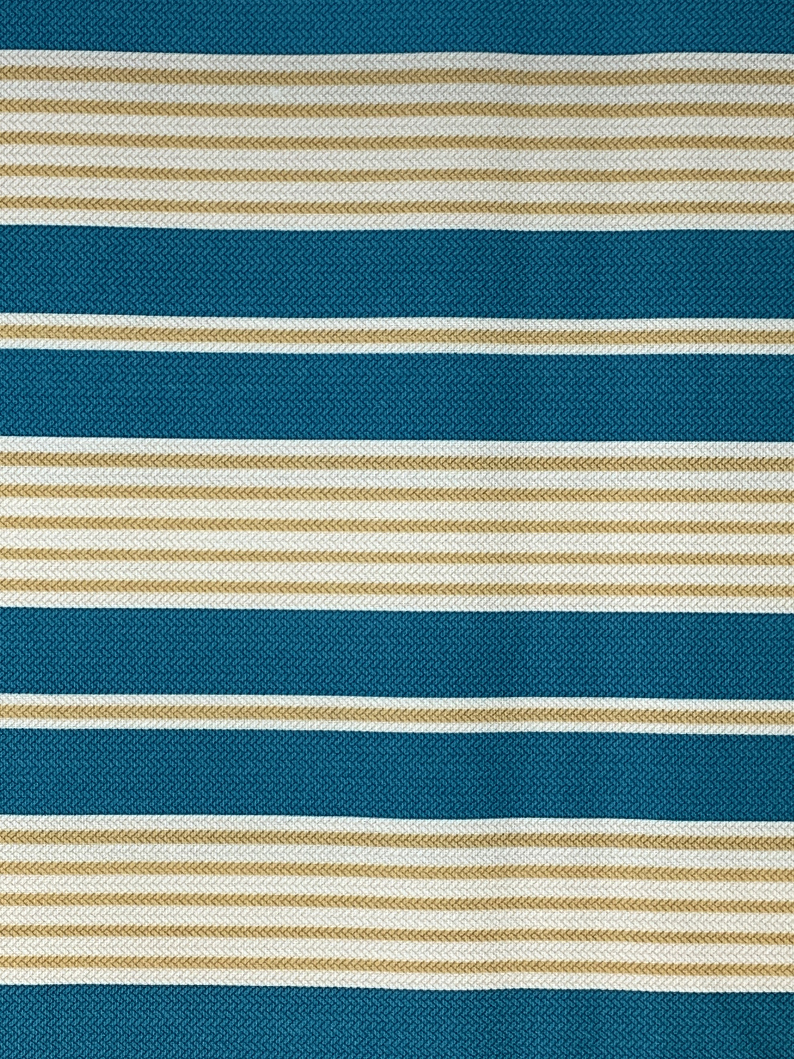 Waverly Inspirations By the Yard 100% Cotton Fabric, Striped, Teal, 45" Wide for Quilting & Sewing