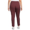 thumbnail image 3 of Athletic Works Women's and Women's Plus Front Slit Leggings, Sizes XS-5X, 3 of 5