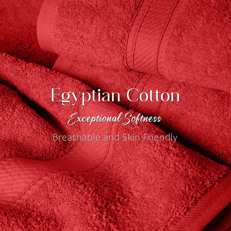 Superior 800 GSM Egyptian Cotton 3-Piece Towel Set, Soft Ultra Absorbent Towels, Sea Foam