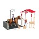 thumbnail image 2 of Figuras de animales de granja, juguetes portátiles para niños y niñas de 3, 4, 5, 6 y 7 años. Escena del lavado de caballos, 2 of 8