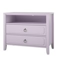thumbnail image 3 of Her Majesty 2 Drawer Nightstand, Lavender, 3 of 8