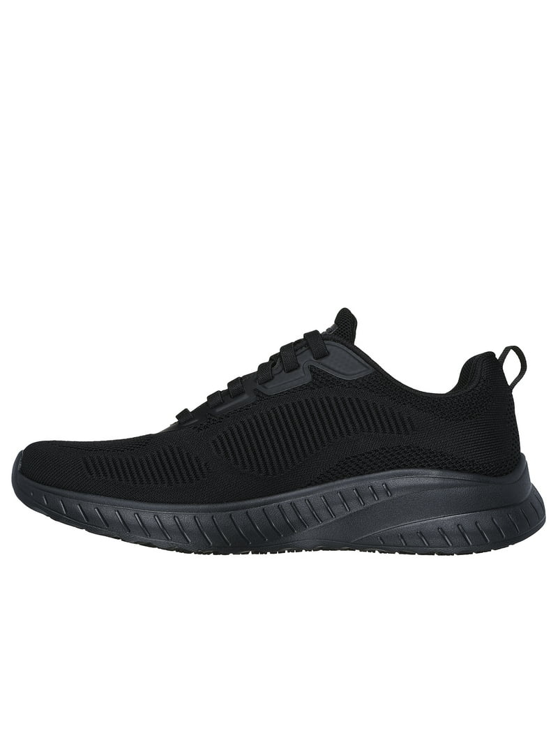 Men\'s Squad Chaos Slip On Slip Resistant Work Sneaker Black Size 9.5 Skechers Slip-Ins Bobs Squad Chaos Men main image 2