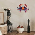 thumbnail image 3 of Clearance! Metal Crab Wall Decor, Metal Wall Decor Art Garden Fence Patio Yard Outdoor Hanging 3D Decorations, Wall Sculpture Hanging Art for Indoor Outdoor, 5.3 x 7.1 Inch on Clearance A, 3 of 5