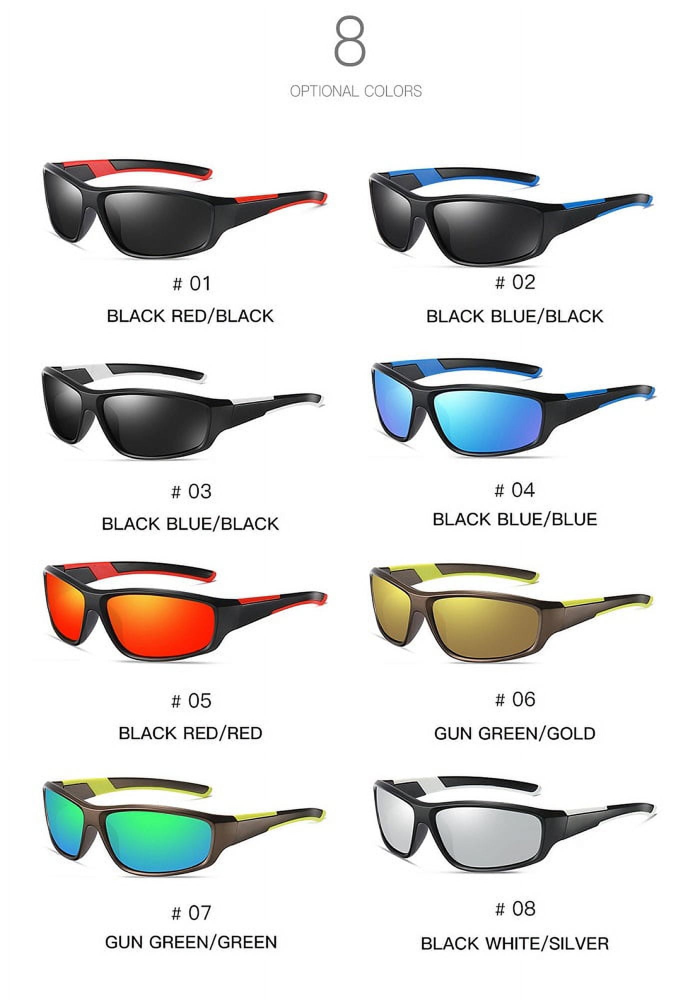 Sports Sunglasses for Men Women Running Cycling Fishing Golf