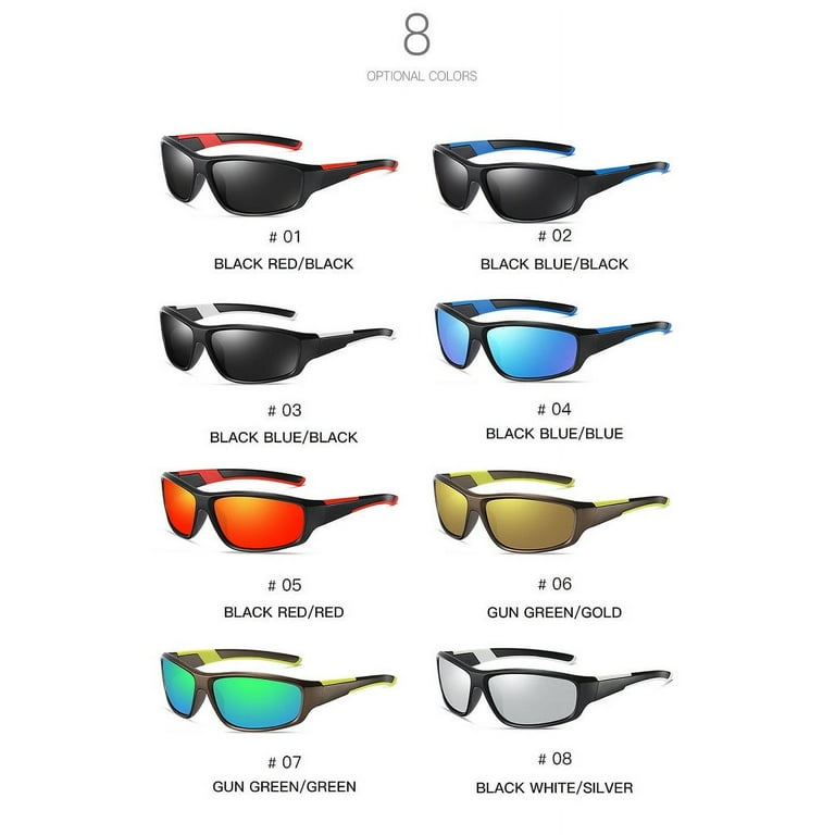 Sports Sunglasses for Men Women Running Cycling Fishing Golf Driving Shades  Sun Glasses