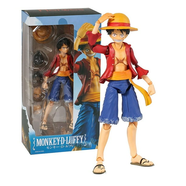 VAH - Figura de acción de One Piece Monkey D Luffy, estatua articulada coleccionable, modelo móvil, juguete, muñeca decorativa para regalo zhangyuxiang unisex