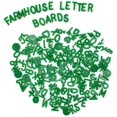 thumbnail image 5 of Juego de letras verdes para tableros de letras de fieltro intercambiables de 3/4 pulgadas, 460 caracteres (incluye símbolos de letras/puntuación de números emojis) y bolsa de almacenamiento de arpille, 5 of 5