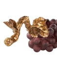 thumbnail image 5 of 14" x 6" Purple Polystone Grape Fruit Sculpture with Gold Stem, by DecMode, 5 of 9