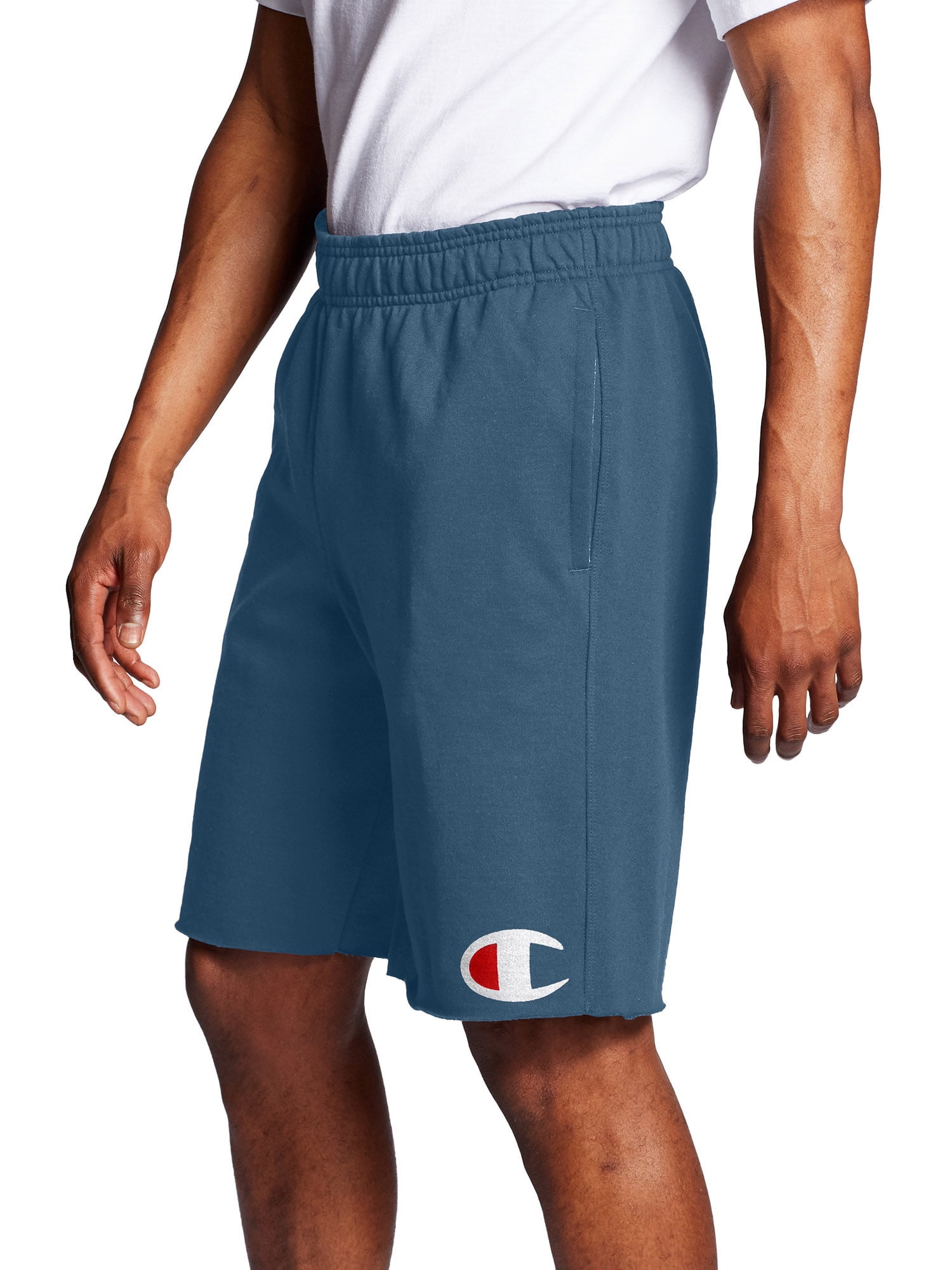 Champion Men's 10" Powerblend Fleece Graphic C Logo Short Sweatshort, up to Size 2XL Walmart.com