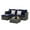 Navy, variant on Aukfa Outdoor Patio Furniture Set - L shape Wicker Sectional Sofa with Coffee Table - Navy Blue Cushions