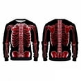 thumbnail image 4 of JIAYUE Sweatshirt For Girls Casual Soft Long Sleeve Halloween Themed Print Crew Neck Hoodless Tops For Fall Winter Loose Fit Daily Outdoor Play And Festive Party Wear,3-4 Years, 4 of 4