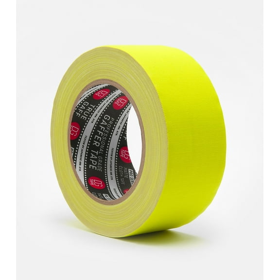 2in X 30ya - Fluorescent Yellow Gaffer Tape | @trueGAFF 120MESH