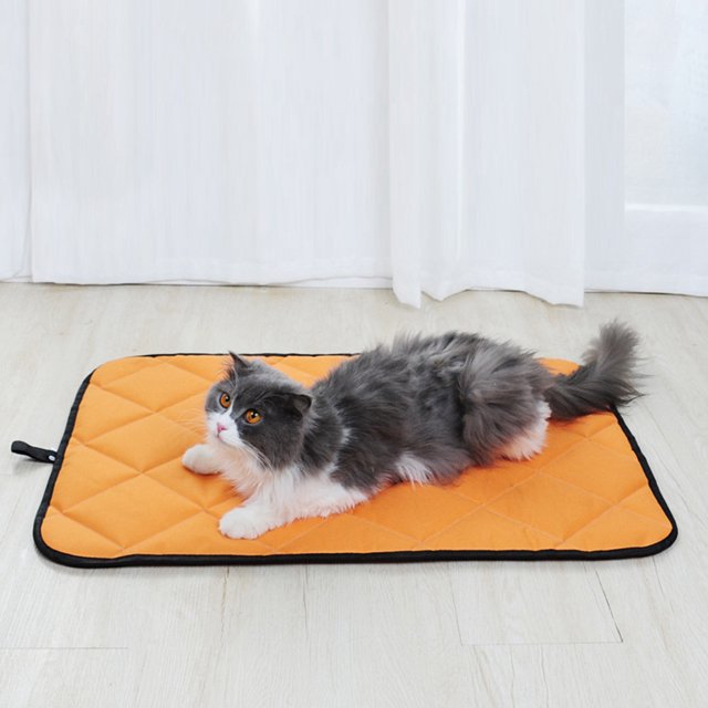 Summer Pet Mat, Car Portable Pet Mat, Waterproof Cloth For Dogs Cats Home Orange,Yellow,Green