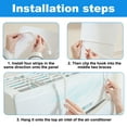 thumbnail image 6 of Air conditioning baffle dust cover, hanging design, easy to install, soft air guide - style1, 6 of 6
