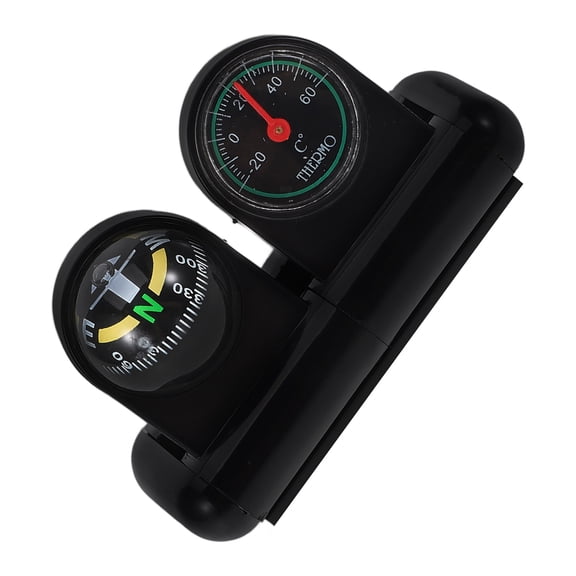 ELAYARD Car Auto Compass and Thermometer Plastic 1Pack