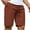 Red, variant on Kmdttou Men's Hiking Cargo Shorts Summer Solid Color Straight Leg Shorts Cropped Shorts Casual Sports Shorts (Regular and Big & Tall Sizes)