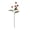 Orange, variant on KGJQ Artificial Pompon Mum, 5 Heads Faux Mini Chrysanthemums Ball, Small Fake Flower Stem for Vase Filler, DIY Bouquet, Autumn Table Centerpiece, Flower Arrangements