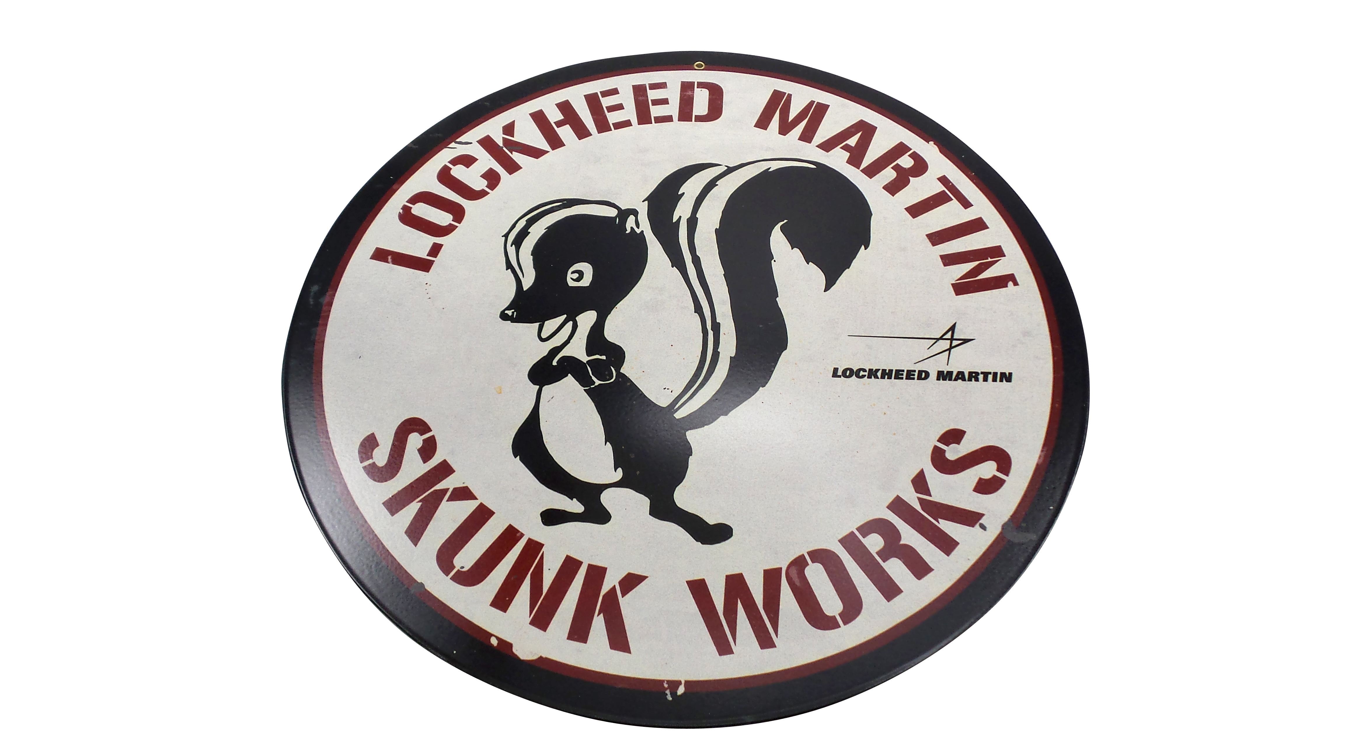 Lockheed Martin Skunk Works Round Metal Sign - Walmart.com - Walmart.com