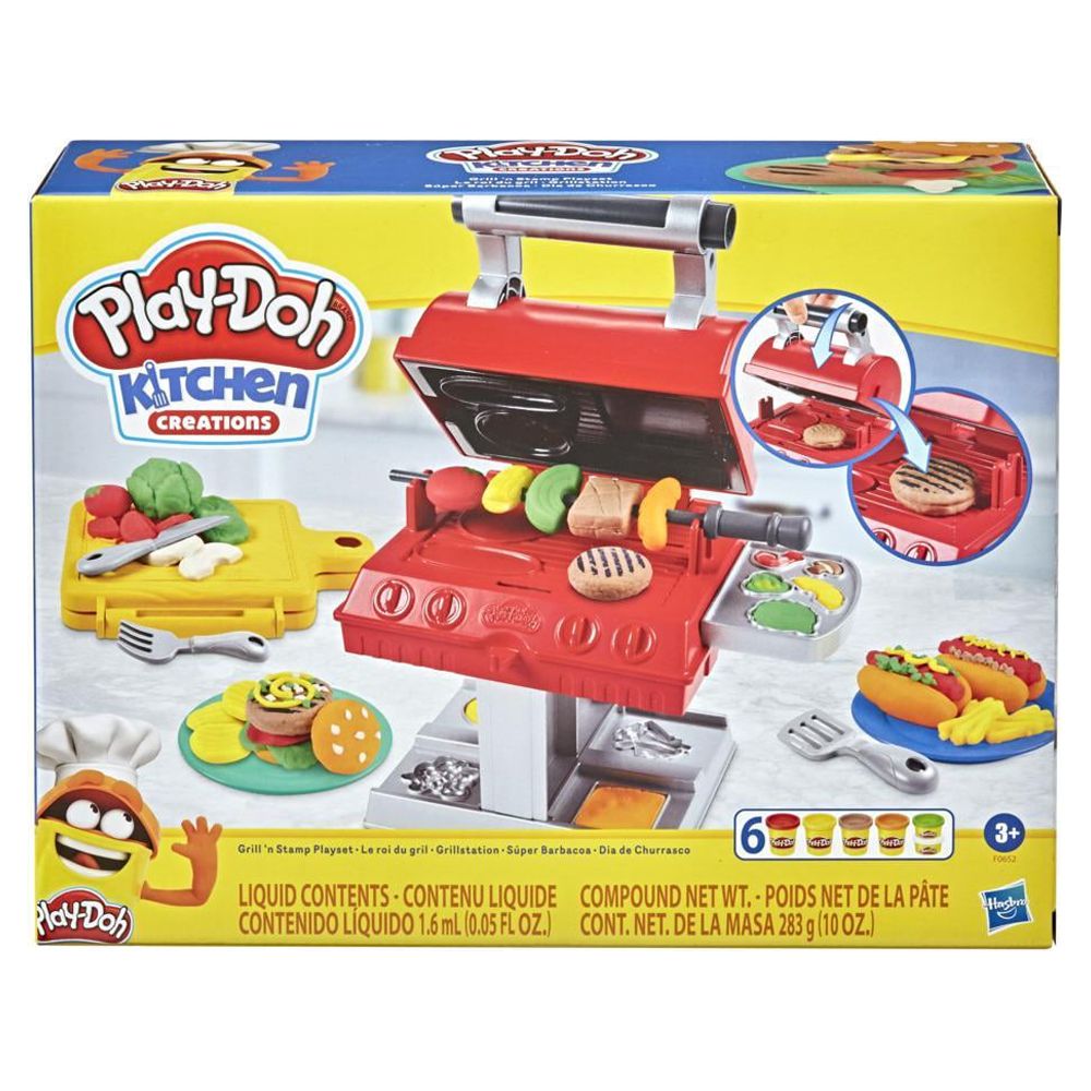 Play-Doh Kitchen Creations Grill 'N Stamp Playset, 10 Ounces Compound Total - image 3 of 7