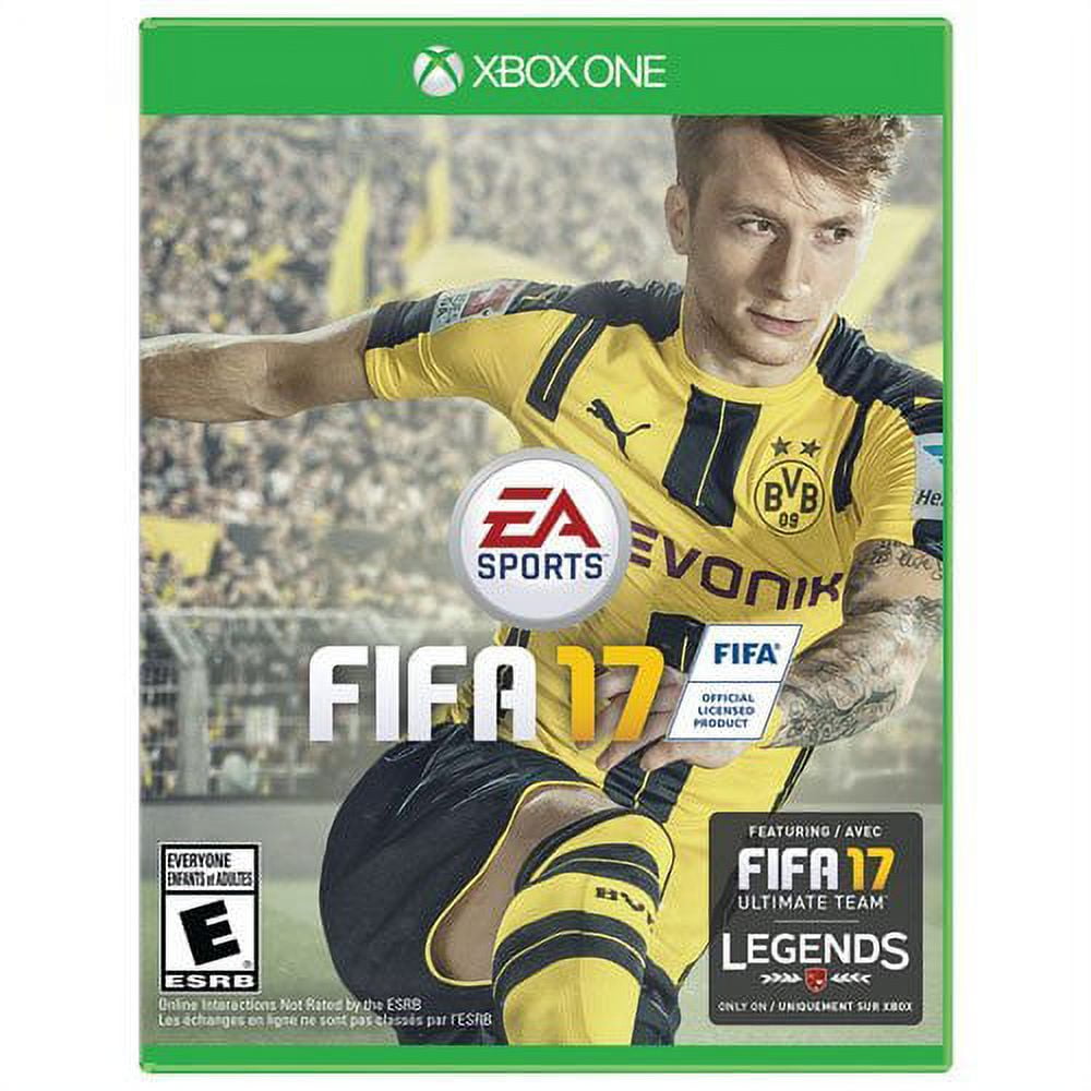 Microsoft Xbox One S 500GB White Console with NFL 17 and FIFA 17
