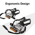 thumbnail image 3 of RUISINERY Mountain Bike Pedals with Strap and Toe Clip Bicycles NonSlip Pedals for Exercise Bike and Outdoor Bicycles, 3 of 8