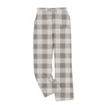 thumbnail image 4 of Men's Flannel Plaid Pajama Pants Cotton Lightweight Pajama Bottoms with Pockets Comfy Sleepwear Lounge Pj Slacks Pants, 4 of 4