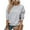 #0317-Gray, variant on Uootdi Women's Crewneck Long Sleeve Clothing Oversized Soild Color Sweatshirts Pullover Casual Loose Comfy Fit Fall Shirts Tops