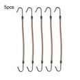 thumbnail image 3 of Qarigey 5 piezas de gancho elástico para el cabello, soporte para cola de caballo, cordón para el cabello, bandas elásticas reutilizables a prueba de Type3 NO3 Qarigey AP010487-03, 3 of 6