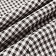 thumbnail image 6 of Wovilon Women's Sleeveless Round Neck Gingham Mini Dress, A-Line Relaxed Fit Casual Summer Tunic, Back Button Detail Cotton Loose Short Shift Dress for Beach Vacation Holiday Daily Wear, 6 of 9